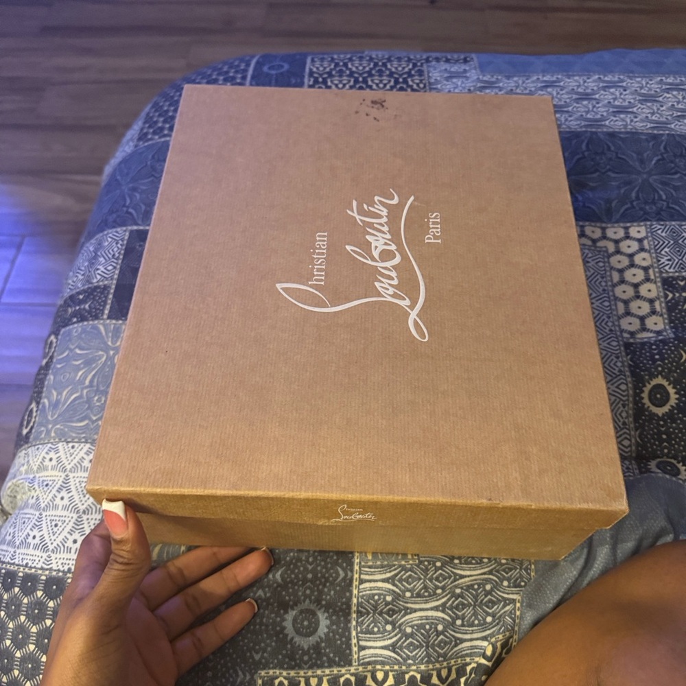 Christian Louboutin Tan Box
